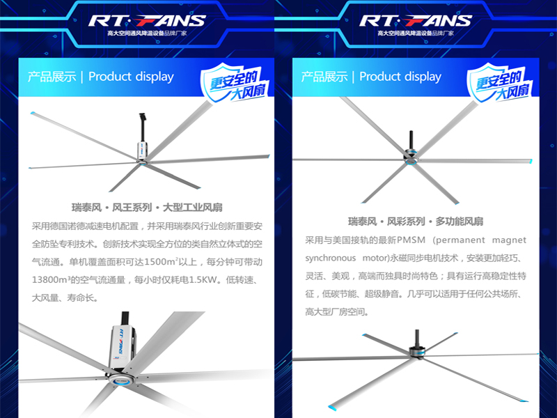 瑞泰風(fēng)品牌通風(fēng)降溫,瑞泰風(fēng)工業(yè)大吊扇,湖北工業(yè)大風(fēng)扇,瑞泰風(fēng)大型工業(yè)吊扇,瑞泰風(fēng)大型工業(yè)風(fēng)扇,武漢工業(yè)風(fēng)扇